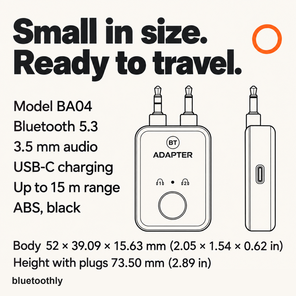 BT Adapter BA04 specifications and dimensions