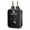 BT Adapter Bluetooth audio adapter with two gold 3.5 mm plugs