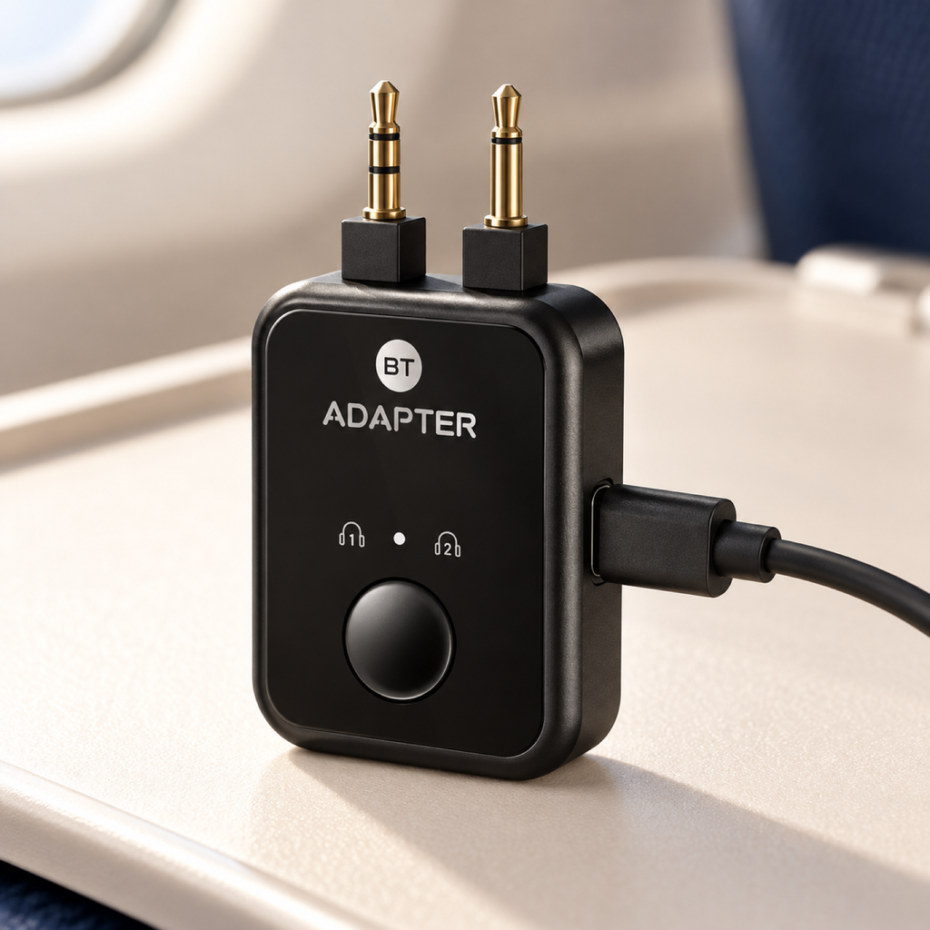 BT Adapter charging via its side USB-C port